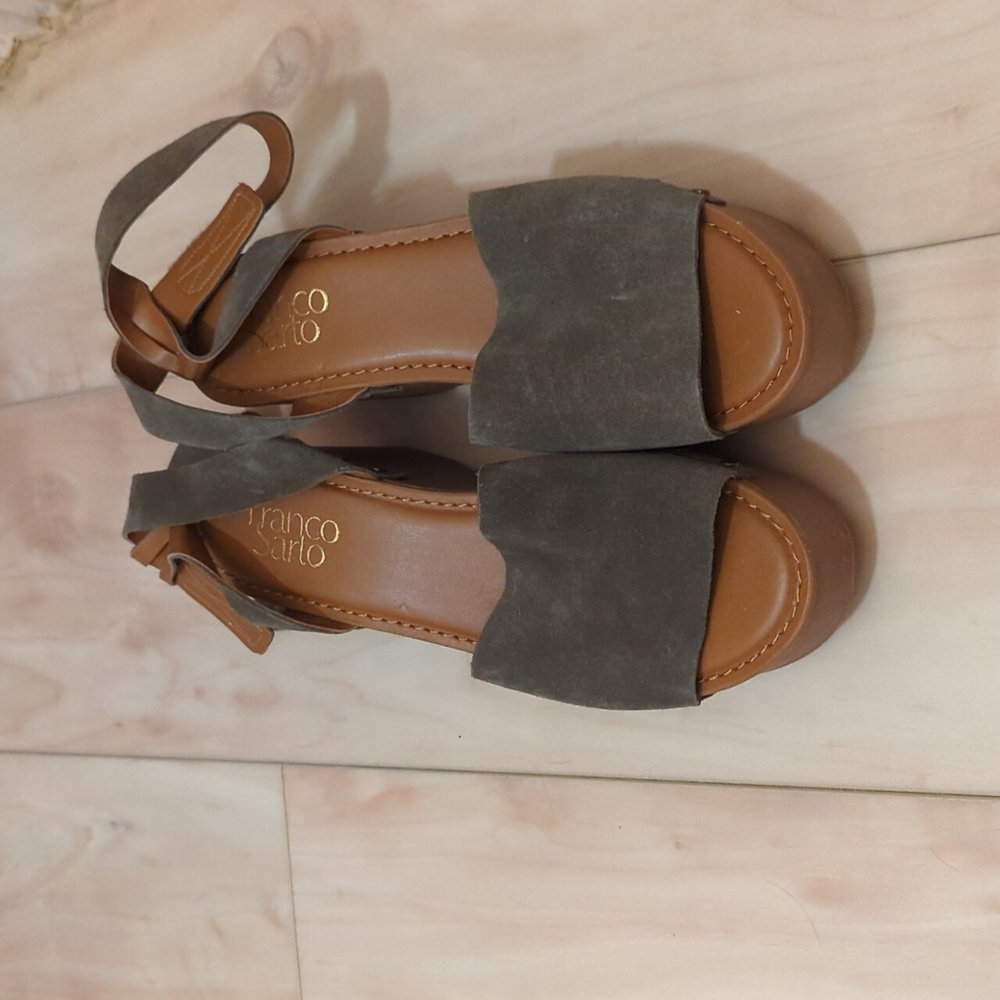 Franco sarto suede wedges